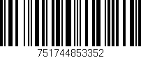 Código de barras (EAN, GTIN, SKU, ISBN): '751744853352'