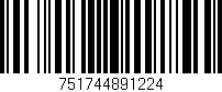 Código de barras (EAN, GTIN, SKU, ISBN): '751744891224'