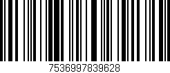 Código de barras (EAN, GTIN, SKU, ISBN): '7536997839628'