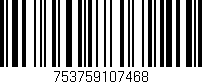 Código de barras (EAN, GTIN, SKU, ISBN): '753759107468'