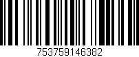 Código de barras (EAN, GTIN, SKU, ISBN): '753759146382'