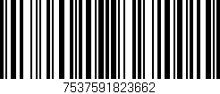 Código de barras (EAN, GTIN, SKU, ISBN): '7537591823662'