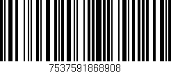 Código de barras (EAN, GTIN, SKU, ISBN): '7537591868908'