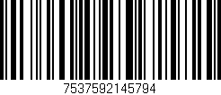 Código de barras (EAN, GTIN, SKU, ISBN): '7537592145794'
