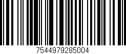 Código de barras (EAN, GTIN, SKU, ISBN): '7544979285004'