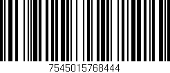 Código de barras (EAN, GTIN, SKU, ISBN): '7545015768444'