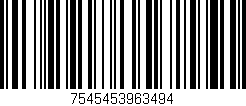 Código de barras (EAN, GTIN, SKU, ISBN): '7545453963494'