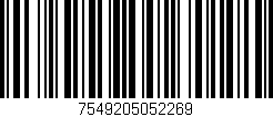 Código de barras (EAN, GTIN, SKU, ISBN): '7549205052269'