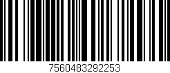 Código de barras (EAN, GTIN, SKU, ISBN): '7560483292253'