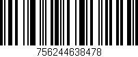 Código de barras (EAN, GTIN, SKU, ISBN): '756244638478'