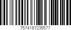 Código de barras (EAN, GTIN, SKU, ISBN): '7574187235577'