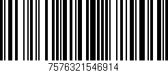 Código de barras (EAN, GTIN, SKU, ISBN): '7576321546914'