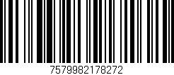 Código de barras (EAN, GTIN, SKU, ISBN): '7579982178272'