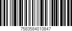 Código de barras (EAN, GTIN, SKU, ISBN): '7583584010847'