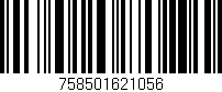 Código de barras (EAN, GTIN, SKU, ISBN): '758501621056'