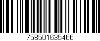 Código de barras (EAN, GTIN, SKU, ISBN): '758501635466'