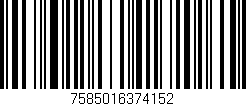 Código de barras (EAN, GTIN, SKU, ISBN): '7585016374152'