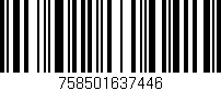 Código de barras (EAN, GTIN, SKU, ISBN): '758501637446'