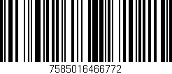 Código de barras (EAN, GTIN, SKU, ISBN): '7585016466772'