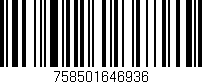 Código de barras (EAN, GTIN, SKU, ISBN): '758501646936'