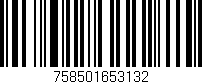 Código de barras (EAN, GTIN, SKU, ISBN): '758501653132'