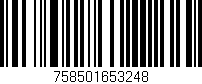 Código de barras (EAN, GTIN, SKU, ISBN): '758501653248'