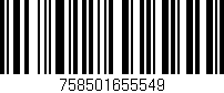 Código de barras (EAN, GTIN, SKU, ISBN): '758501655549'