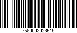 Código de barras (EAN, GTIN, SKU, ISBN): '7589093028519'