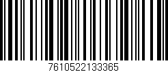 Código de barras (EAN, GTIN, SKU, ISBN): '7610522133365'