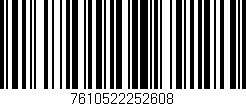 Código de barras (EAN, GTIN, SKU, ISBN): '7610522252608'