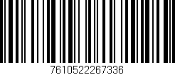 Código de barras (EAN, GTIN, SKU, ISBN): '7610522267336'