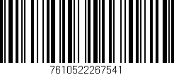 Código de barras (EAN, GTIN, SKU, ISBN): '7610522267541'