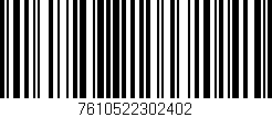 Código de barras (EAN, GTIN, SKU, ISBN): '7610522302402'