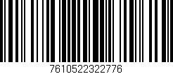 Código de barras (EAN, GTIN, SKU, ISBN): '7610522322776'