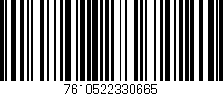 Código de barras (EAN, GTIN, SKU, ISBN): '7610522330665'