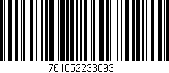 Código de barras (EAN, GTIN, SKU, ISBN): '7610522330931'