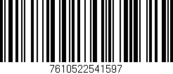 Código de barras (EAN, GTIN, SKU, ISBN): '7610522541597'