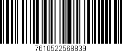 Código de barras (EAN, GTIN, SKU, ISBN): '7610522568839'