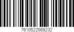 Código de barras (EAN, GTIN, SKU, ISBN): '7610522569232'