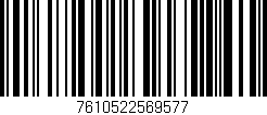 Código de barras (EAN, GTIN, SKU, ISBN): '7610522569577'