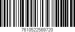 Código de barras (EAN, GTIN, SKU, ISBN): '7610522569720'