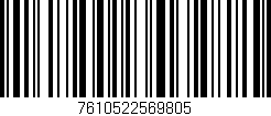 Código de barras (EAN, GTIN, SKU, ISBN): '7610522569805'