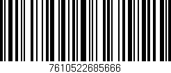 Código de barras (EAN, GTIN, SKU, ISBN): '7610522685666'