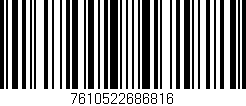 Código de barras (EAN, GTIN, SKU, ISBN): '7610522686816'