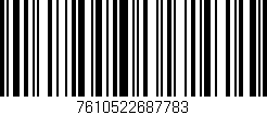 Código de barras (EAN, GTIN, SKU, ISBN): '7610522687783'