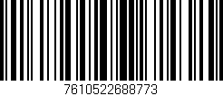 Código de barras (EAN, GTIN, SKU, ISBN): '7610522688773'