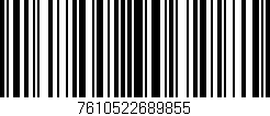 Código de barras (EAN, GTIN, SKU, ISBN): '7610522689855'