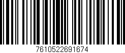 Código de barras (EAN, GTIN, SKU, ISBN): '7610522691674'