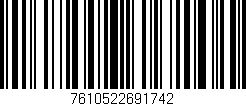 Código de barras (EAN, GTIN, SKU, ISBN): '7610522691742'