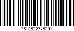 Código de barras (EAN, GTIN, SKU, ISBN): '7610522745391'